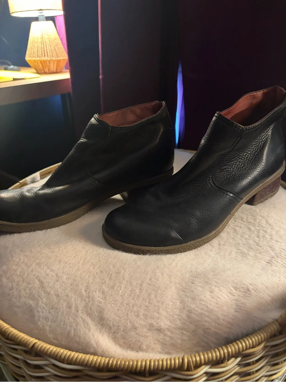 Dansko Becki Black Waterproof Leather Ankle Boots Size 9.5–10 / EU 40